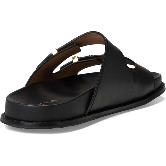 Cole Haan Marisol Footbed Sandals Women's Sandals Black Leather - Picture 5 of 7